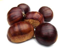 Castañas naturales