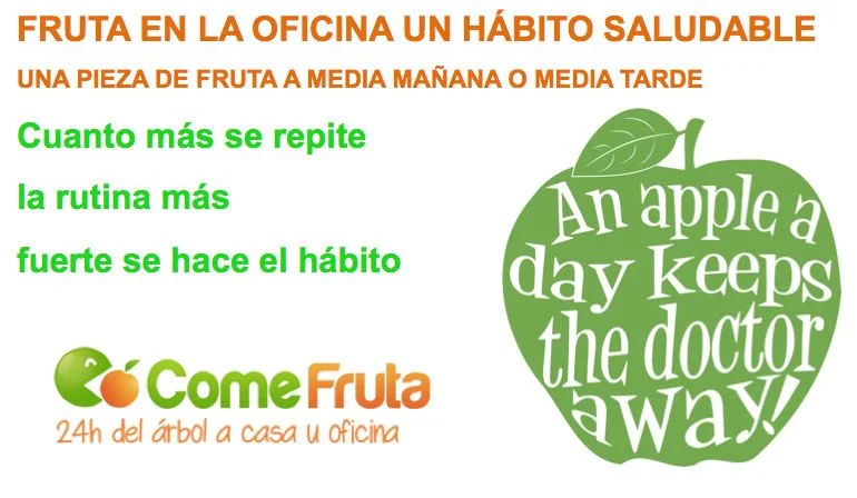 Una manzana al día, un hábito muy saludable
