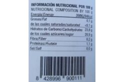 nisperos almibar info nutricional - Nisperos en almibar