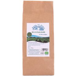 Hojas de stevia picadas