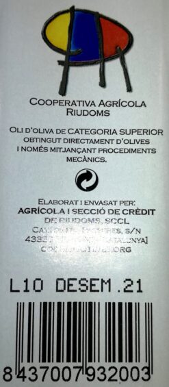 etiqueta aceite oliva