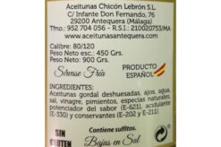 aceituna gordal ingredientes - Aceitunas Gordal Aliño Casero