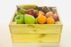 caja regalar fruta saludable