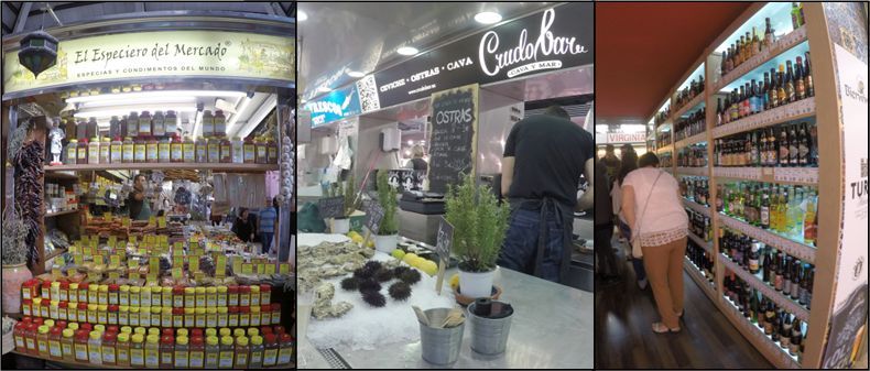 Cerveza, Crudo y Especias - Mercado Central de Valencia