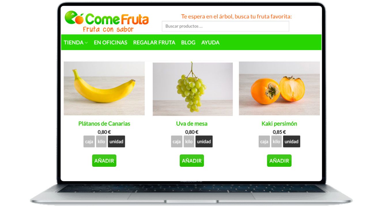 comprar fruta por internet a domicilio comefruta