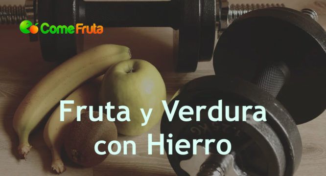 Algunas frutas y verduras ricas en hierro para combatir la anemia