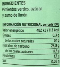 Mermelada Pimiento Verde