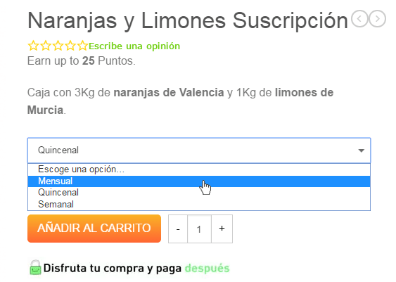 Paso 2. Hacer los cambios pertinentes y completar la compra