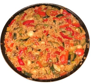 receta de arroz de verduras