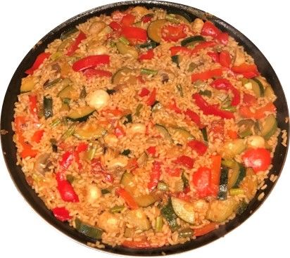 receta saludable comefruta arroz de verdruas