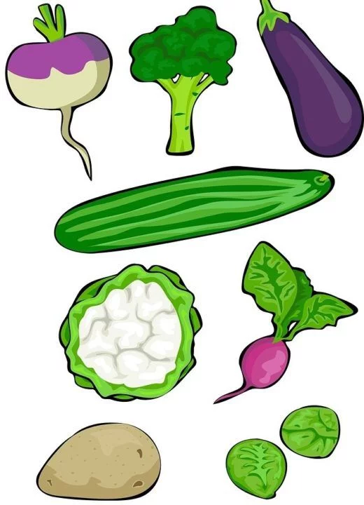 verdura con hierro